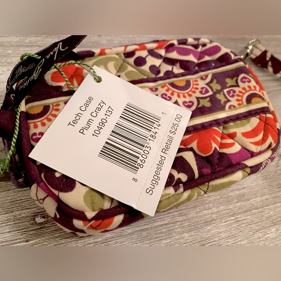 !RARE! Vera Bradley Tech Case ✨ Plum Crazy - Picture 3 of 9
